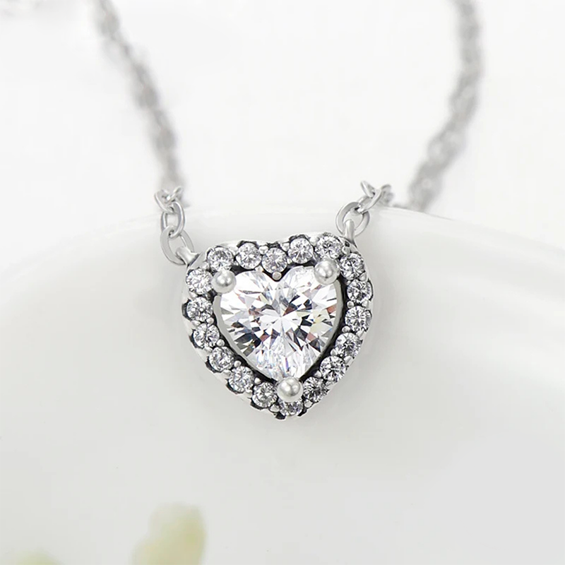 Colar Feminino Prata 925 Coração
