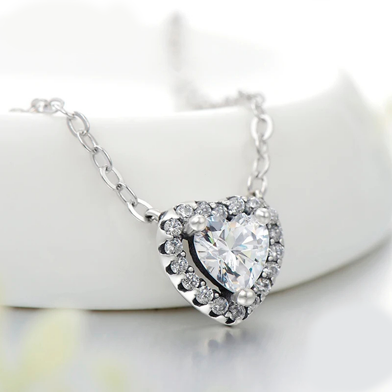 Colar Feminino Prata 925 Coração