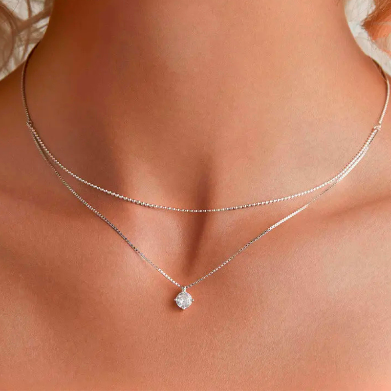 Colar Feminino Prata 925