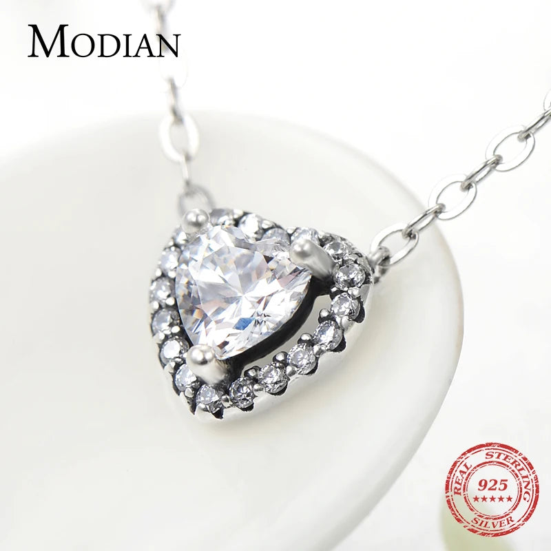 Colar Feminino Prata 925 Coração
